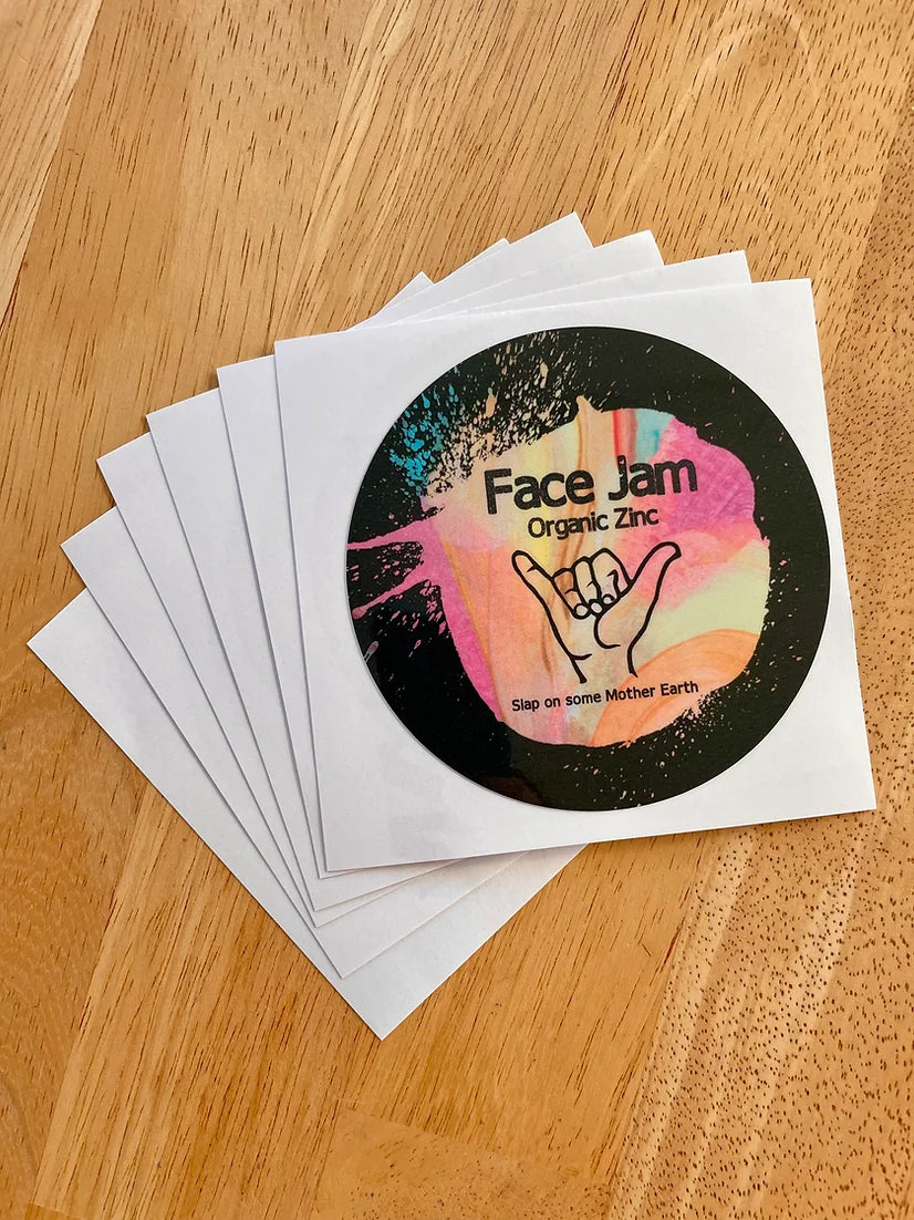 Face Jam ‘Round’ Sticker