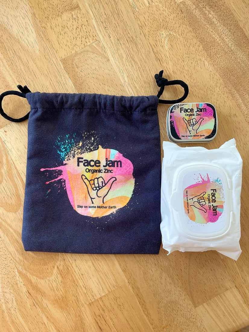Face Jam Crew Pack – natural, skin-friendly zinc protection for outdoor activities